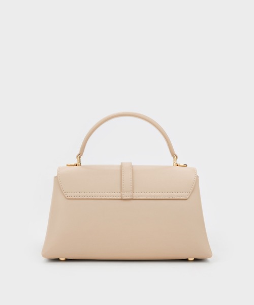 Adalyn アダリン メタリックバックル チェーンストラップ トップ 