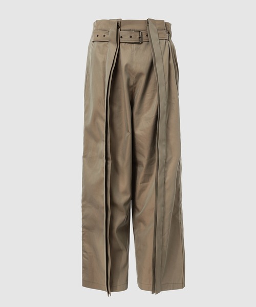 YOHEI OHNO（ヨウヘイオオノ）の「Frame Trousers（その他パンツ・レディース・ブラック/カーキ・36）」の2枚目の写真