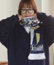 ROOPTOKYO（ループトウキョウ）の「Football Scarf フリンジデザインチームエンブレム  ジャガードフットボールマフラー（マフラー）」