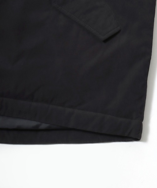 LYLE&SCOTT(ライルアンドスコット)の「LYLE&SCOTT/ライルアンドスコット ナイロン ワンポイントロゴ 中綿モッズコート フードジャケット(モッズコート・メンズ・カーキ/ブラック・M/LL/L)」の12枚目の写真