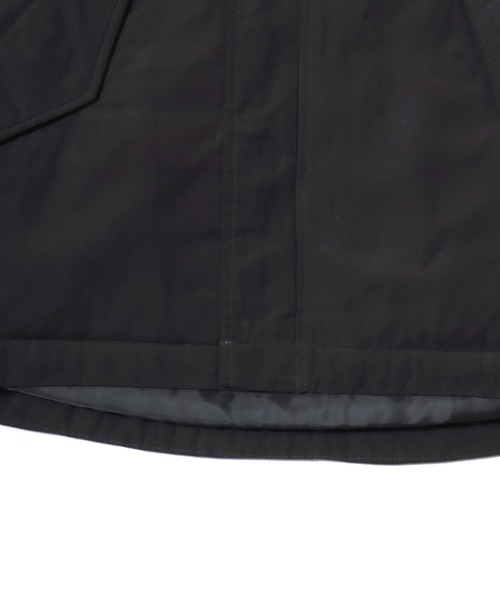 LYLE&SCOTT(ライルアンドスコット)の「LYLE&SCOTT/ライルアンドスコット ナイロン ワンポイントロゴ 中綿モッズコート フードジャケット(モッズコート・メンズ・カーキ/ブラック・M/LL/L)」の13枚目の写真