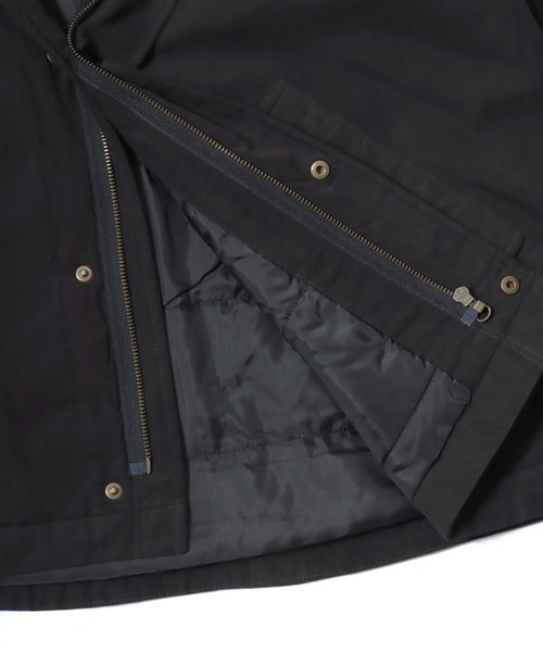 LYLE&SCOTT(ライルアンドスコット)の「LYLE&SCOTT/ライルアンドスコット ナイロン ワンポイントロゴ 中綿モッズコート フードジャケット(モッズコート・メンズ・カーキ/ブラック・M/LL/L)」の19枚目の写真