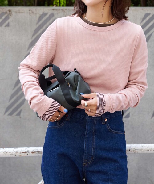 OUTDOOR PRODUCTS（アウトドアプロダクツ）の「吸湿発熱 ジンジャーシアーロンTEE（Tシャツ/カットソー・レディース・ホワイト/ピンク/イエロー・FREE）」の11枚目の写真