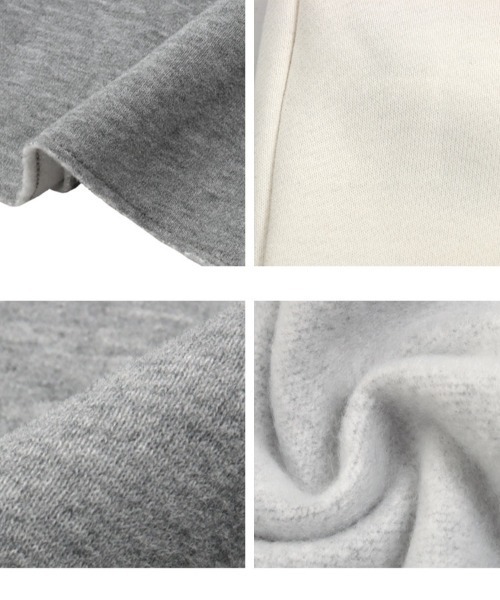 KOBE LETTUCE（コウベレタス）の「[ 田中亜希子さんコラボ ]選べる2丈 裏起毛スウェットタックパンツ（スウェットパンツ・レディース・杢グレー/アイボリー/ブラック・M/PM）」の15枚目の写真