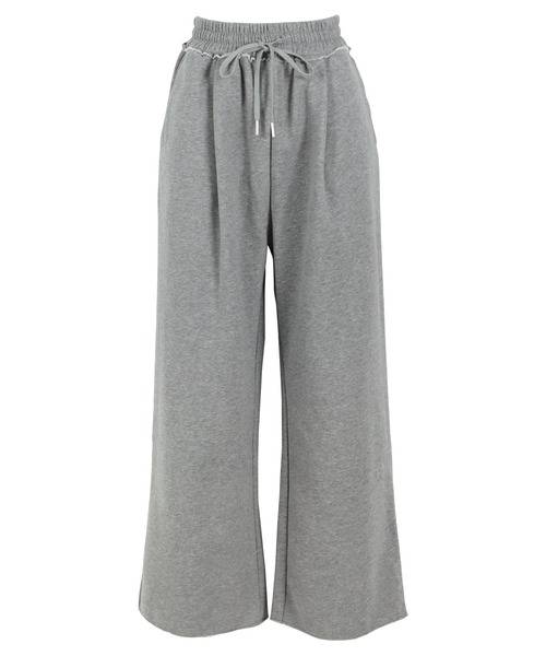 KOBE LETTUCE（コウベレタス）の「[ 田中亜希子さんコラボ ]選べる2丈 裏起毛スウェットタックパンツ（スウェットパンツ・レディース・杢グレー/アイボリー/ブラック・M/PM）」の18枚目の写真