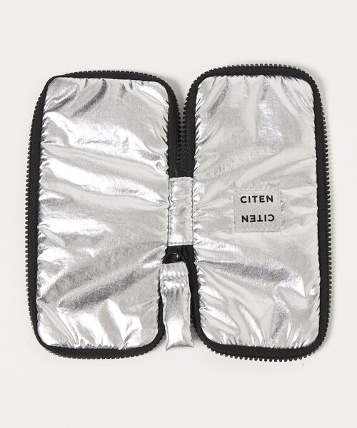 CITEN(シテン)の「<CITEN>クリアロゴフラットペンケース(ステーショナリー・レディース・ブラック/ダークグリーン/シルバー/ライトピンク/ロイヤルブルー・FREE)」の10枚目の写真