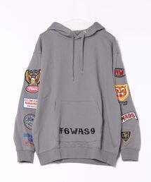 ANTIBAL（アンティバル）の「【ANTIBAL】 ワッペン風刺繍プルパーカー フーデッドプルオーバー フーディ―（パーカー）」