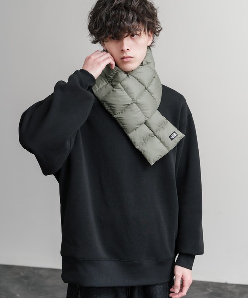 THE NORTH FACE（ザノースフェイス）の「THE NORTH FACE ザ・ノースフェイス PACKABLE T-BALL MUFFLER /ワンポイントロゴパディングマフラー（マフラー・メンズ・クリーム/ブラック/カーキ・FREE）」の12枚目の写真