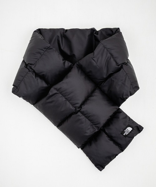 THE NORTH FACE（ザノースフェイス）の「THE NORTH FACE ザ・ノースフェイス PACKABLE T-BALL MUFFLER /ワンポイントロゴパディングマフラー（マフラー・メンズ・クリーム/ブラック/カーキ・FREE）」の13枚目の写真