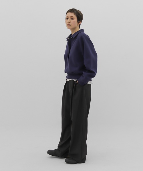 lit（リット）の「Double Tuck Stitch Pants（スラックス・レディース・チャコールグレー/ブラック・36/38）」の15枚目の写真