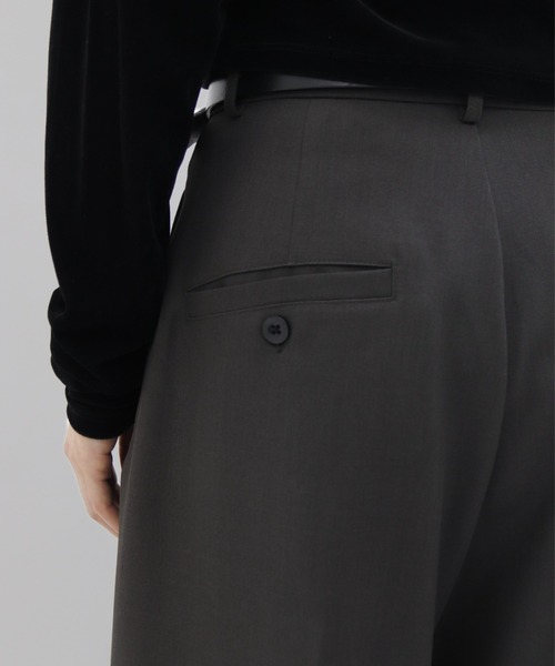 lit（リット）の「Double Tuck Stitch Pants（スラックス・レディース・チャコールグレー/ブラック・36/38）」の19枚目の写真