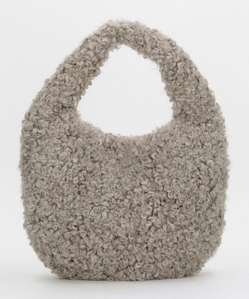 MICO COULIER(ミコクリエ)の「【HELLO KITTY × MICO COULIER】カールファーBAG(トートバッグ・レディース・オフホワイト/グレイッシュベージュ・FREE)」の10枚目の写真