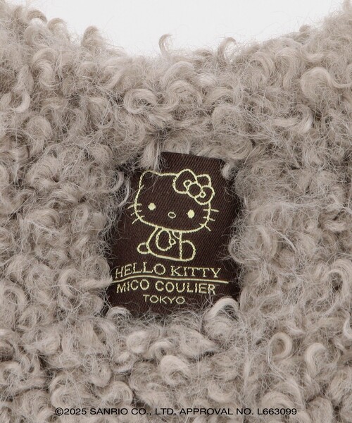 MICO COULIER(ミコクリエ)の「【HELLO KITTY × MICO COULIER】カールファーBAG(トートバッグ・レディース・オフホワイト/グレイッシュベージュ・FREE)」の14枚目の写真