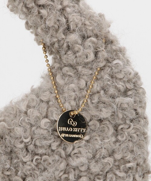 MICO COULIER(ミコクリエ)の「【HELLO KITTY × MICO COULIER】カールファーBAG(トートバッグ・レディース・オフホワイト/グレイッシュベージュ・FREE)」の16枚目の写真