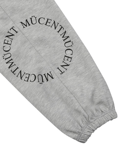 MUCENT(ムセント)の「A'GEM/9 × .kom 『MUCENT/ムーセント』DIVISION WIDE SWEAT JOGGER PANTS/ディビジョンワイドスウェットジョガーパンツ(スウェットパンツ・レディース・ブラック/グレー・S)」の9枚目の写真