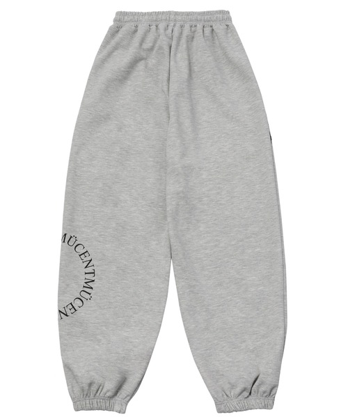 MUCENT(ムセント)の「A'GEM/9 × .kom 『MUCENT/ムーセント』DIVISION WIDE SWEAT JOGGER PANTS/ディビジョンワイドスウェットジョガーパンツ(スウェットパンツ・レディース・ブラック/グレー・S)」の7枚目の写真