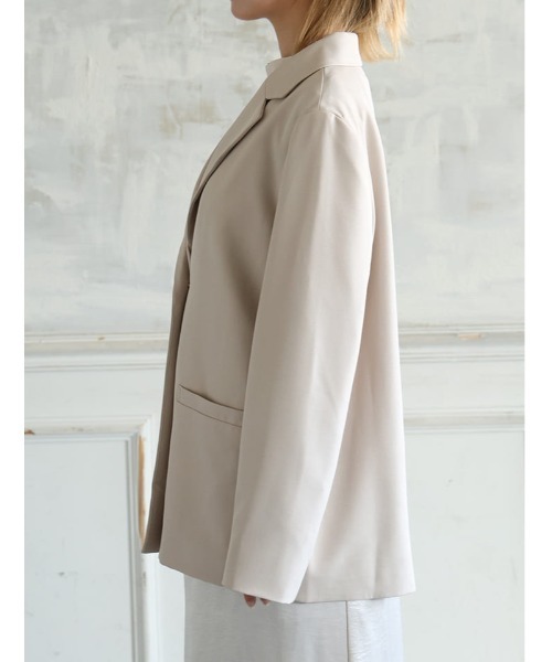 fifth(フィフス)の「ウエストマークテーラードジャケット(テーラードジャケット・レディース・グレイッシュベージュ/ブラック・M)」の13枚目の写真