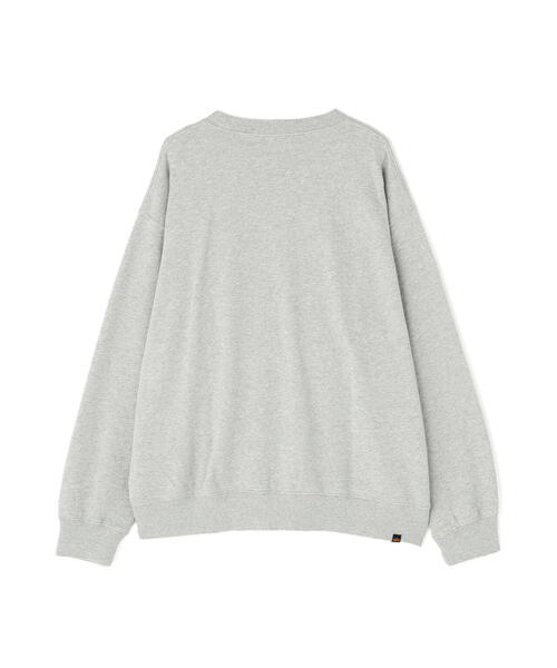 Alpha Industries（アルファインダストリーズ）の「Alpha Industries/アルファインダストリーズ/PLAIN CREW SWEAT/プレーン クルー スウェット（スウェット・メンズ・ネイビー/その他5/グレー/ブラック/オリーブ系・L/M/2XL/S/XL）」の7枚目の写真