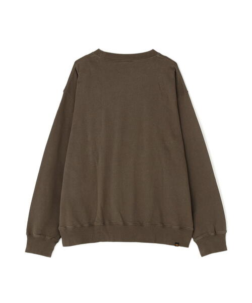 Alpha Industries（アルファインダストリーズ）の「Alpha Industries/アルファインダストリーズ/PLAIN CREW SWEAT/プレーン クルー スウェット（スウェット・メンズ・ネイビー/その他5/グレー/ブラック/オリーブ系・L/M/2XL/S/XL）」の8枚目の写真