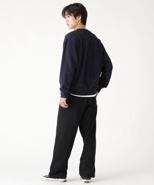 Alpha Industries（アルファインダストリーズ）の「Alpha Industries/アルファインダストリーズ/PLAIN CREW SWEAT/プレーン クルー スウェット（スウェット・メンズ・ネイビー/その他5/グレー/ブラック/オリーブ系・L/M/2XL/S/XL）」の16枚目の写真