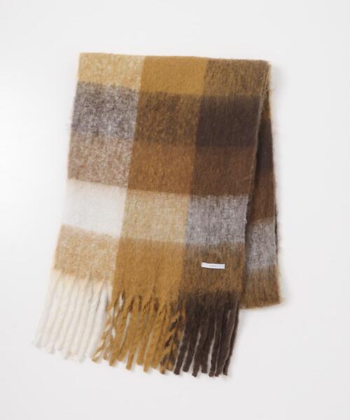 SMELLY(スメリー)の「ボリュームチェックマフラー(マフラー・レディース・ブラウン系その他/ブルー系その他・-)」の15枚目の写真