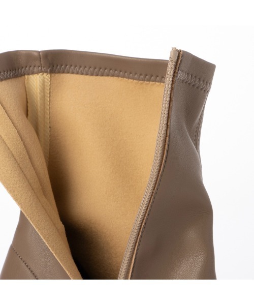 carino(カリーノ)の「【レイン対応】ストレッチヒールブーツ(ブーツ・レディース・デザートカモ/ブラック・S/M/L/LL)」の7枚目の写真