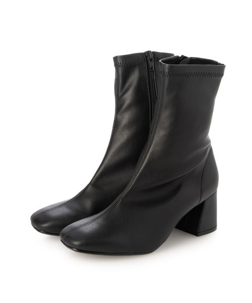 carino(カリーノ)の「【レイン対応】ストレッチヒールブーツ(ブーツ・レディース・デザートカモ/ブラック・S/M/L/LL)」の14枚目の写真
