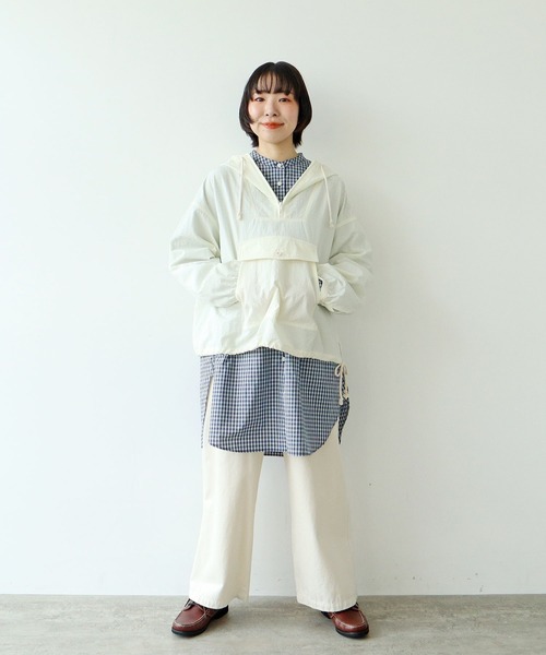 PAR ICI（パーリッシィ）の「ナイロンアノラックプルオーバー（その他アウター・レディース・サックスブルー/ブラック/アイボリー・FREE）」の21枚目の写真