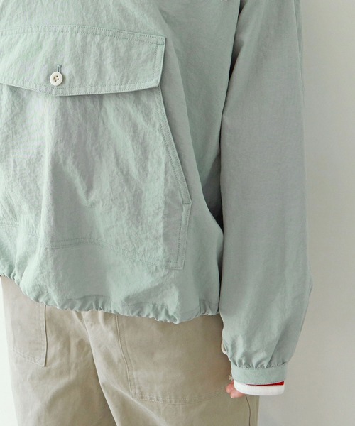 PAR ICI（パーリッシィ）の「ナイロンアノラックプルオーバー（その他アウター・レディース・サックスブルー/ブラック/アイボリー・FREE）」の5枚目の写真