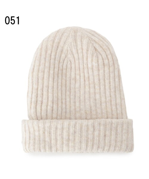 SHOO・LA・RUE（シューラルー）の「リバーシブルニット帽（ニットキャップ/ビーニー・レディース・ブラック/マスタード/ナチュラル/ライトベージュ・00）」の15枚目の写真