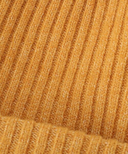 SHOO・LA・RUE（シューラルー）の「リバーシブルニット帽（ニットキャップ/ビーニー・レディース・ブラック/マスタード/ナチュラル/ライトベージュ・00）」の12枚目の写真