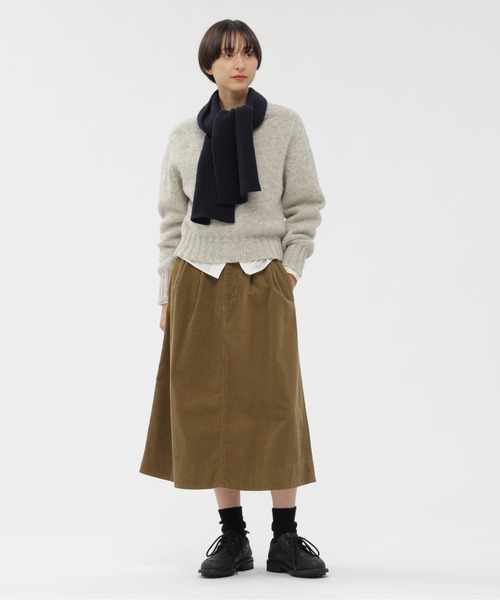MHL.（エムエイチエル）の「RUSTIC WOOL（ニット/セーター・レディース・ダークブラウン/ナチュラル・2）」の12枚目の写真