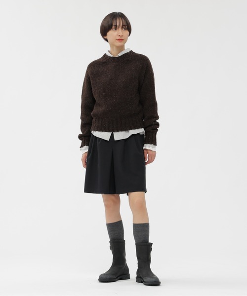 MHL.（エムエイチエル）の「RUSTIC WOOL（ニット/セーター・レディース・ダークブラウン/ナチュラル・2）」の13枚目の写真