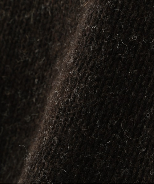MHL.（エムエイチエル）の「RUSTIC WOOL（ニット/セーター・レディース・ダークブラウン/ナチュラル・2）」の10枚目の写真
