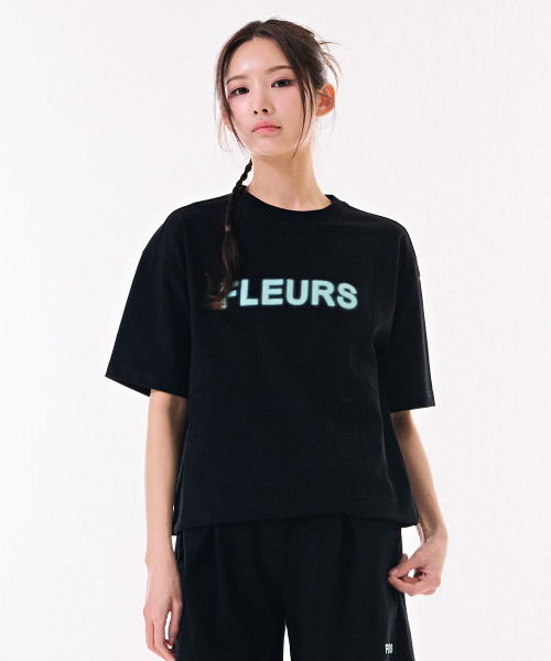 CHASECULT(チェイスカルト)の「女性クーリングコットン切り替え半袖Tシャツ-DBRG5877D03(Tシャツ/カットソー・レディース・ブラック・90/85)」の4枚目の写真