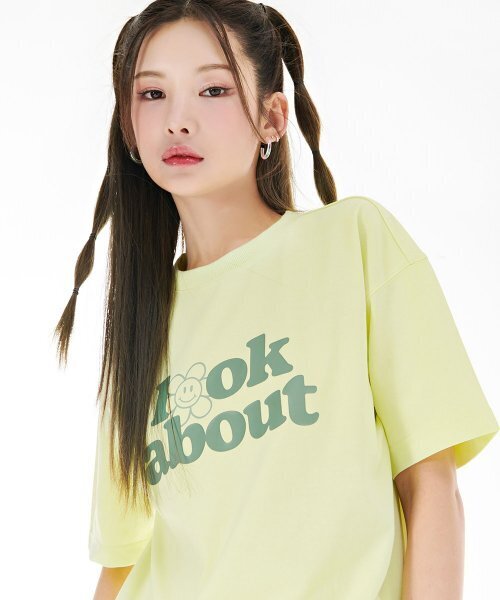 CHASECULT(チェイスカルト)の「レディースクーリングコットン裾タック半袖Tシャツ-CBRG5876D0Y(Tシャツ/カットソー・レディース・グリーン・85/90)」の2枚目の写真
