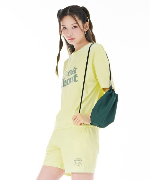 CHASECULT(チェイスカルト)の「レディースクーリングコットン裾タック半袖Tシャツ-CBRG5876D0Y(Tシャツ/カットソー・レディース・グリーン・85/90)」の3枚目の写真