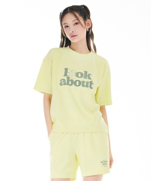 CHASECULT(チェイスカルト)の「レディースクーリングコットン裾タック半袖Tシャツ-CBRG5876D0Y(Tシャツ/カットソー・レディース・グリーン・85/90)」の5枚目の写真