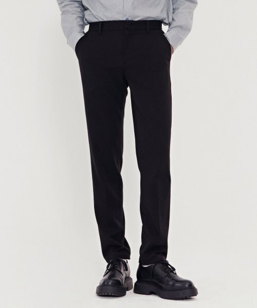 CHASECULT(チェイスカルト)の「男性テーパードサイドバンディングスラックス-BERK2211B03(スラックス・メンズ・ブラック・70/76/82/92/86)」の4枚目の写真