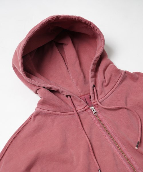 FRIZMWORKS(フリズムワークス)の「OG PIGMENT DYEING HOOD ZIPUP PARKA _ PINK(パーカー・レディース・その他・SMALL/MEDIUM/LARGE/X-LARGE)」の3枚目の写真
