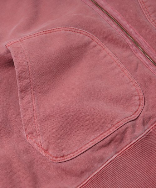 FRIZMWORKS(フリズムワークス)の「OG PIGMENT DYEING HOOD ZIPUP PARKA _ PINK(パーカー・レディース・その他・SMALL/MEDIUM/LARGE/X-LARGE)」の6枚目の写真