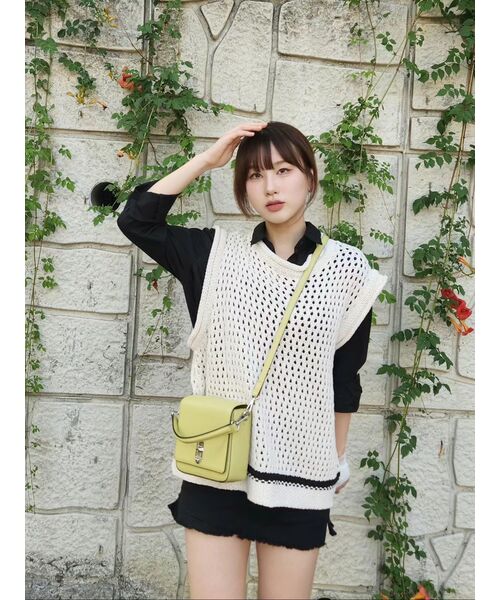 MUSINSA STANDARD WOMAN（ムシンサスタンダードウーマン）の「ウィメンズリンクルフリーシャツ[ブラック]（シャツ/ブラウス・レディース・その他・SMALL/MEDIUM/LARGE/X-SMALL）」の8枚目の写真