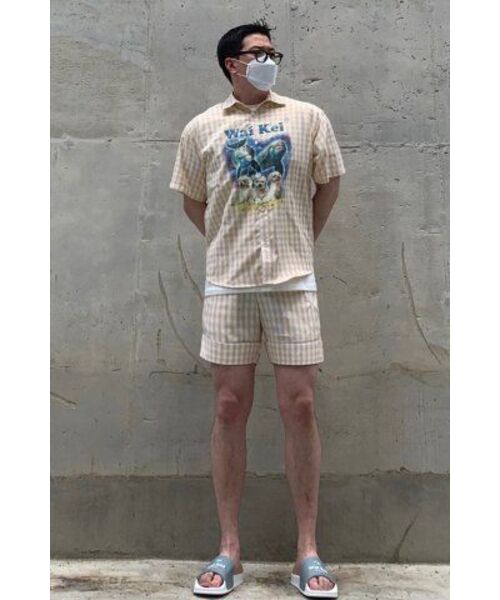 WaiKei（ワイケイ）の「ギンガムチェックショートパンツイエロー（その他パンツ・レディース・その他・FREE）」の6枚目の写真