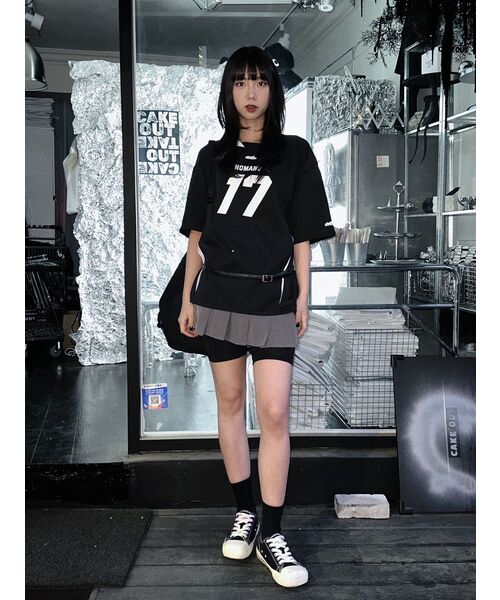 NOMANUAL（NOMANUAL）の「17 MESH BLOCK FOOTBALL JERSEY - WHITE（Tシャツ/カットソー・レディース・その他・LARGE/MEDIUM/X-LARGE）」の15枚目の写真