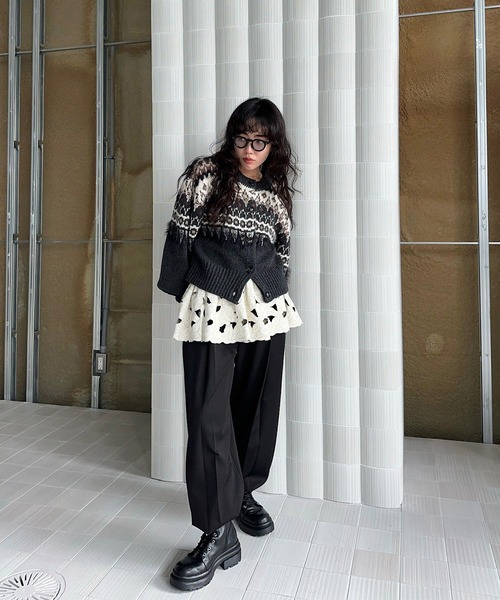 UND LACE CUTWORK CORSET TOP（その他トップス）｜Ameri（アメリ）の