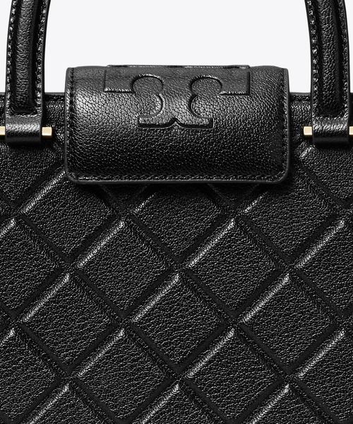 TORY BURCH（トリーバーチ）の「フレミング イーストウエスト トートバッグ（ハンドバッグ・レディース・ブラック・ONE SIZE）」の4枚目の写真