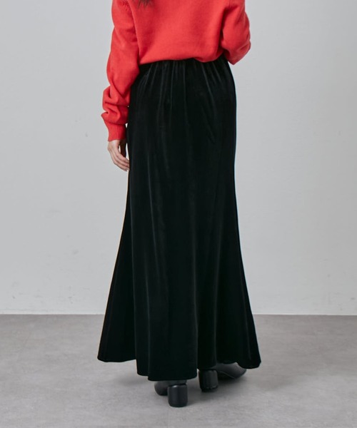 Lui's(ルイス)の「ベロアマーメイドスカート(スカート・レディース・ブラック/アイボリー/グレー・36/38)」の7枚目の写真