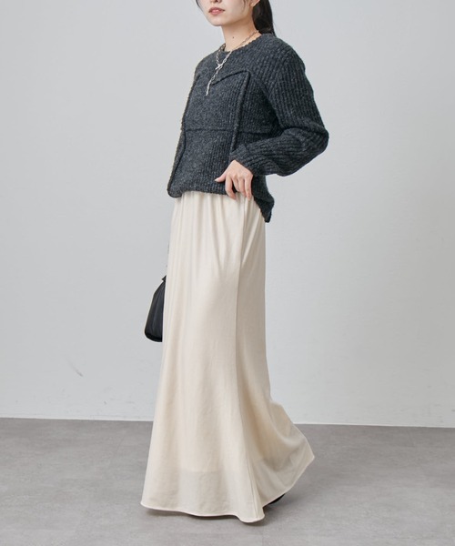 Lui's(ルイス)の「ベロアマーメイドスカート(スカート・レディース・ブラック/アイボリー/グレー・36/38)」の16枚目の写真