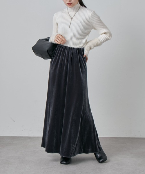 セール】ベロアマーメイドスカート（スカート）｜Lui's（ルイス）の