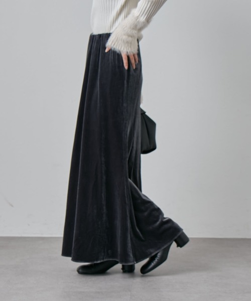 Lui's(ルイス)の「ベロアマーメイドスカート(スカート・レディース・ブラック/アイボリー/グレー・36/38)」の21枚目の写真